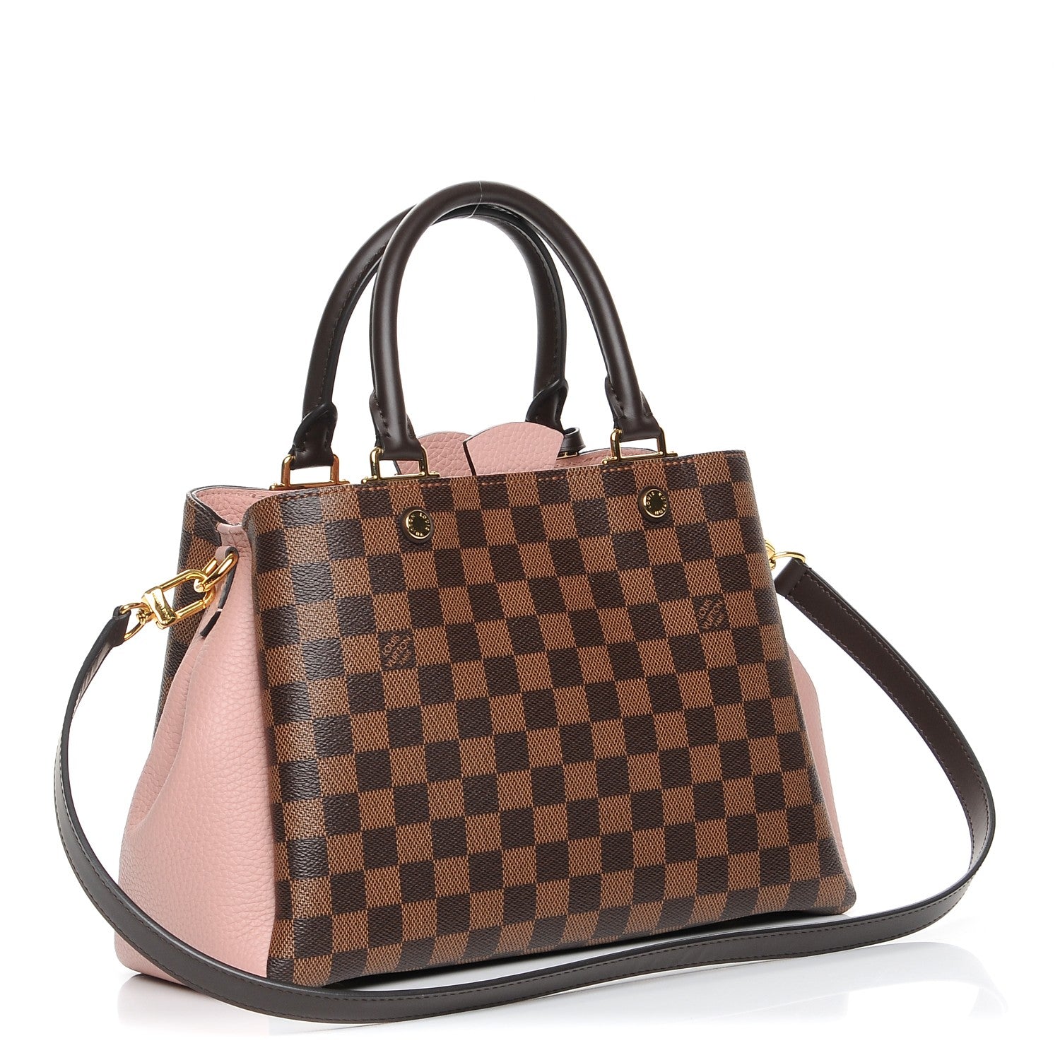 Louis Vuitton Damier Ebene Cuir Taurillon Brittany Magnolia 4 of 9