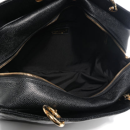 Chanel Caviar Timeless Classic Shopping Tote Black 5 of 7