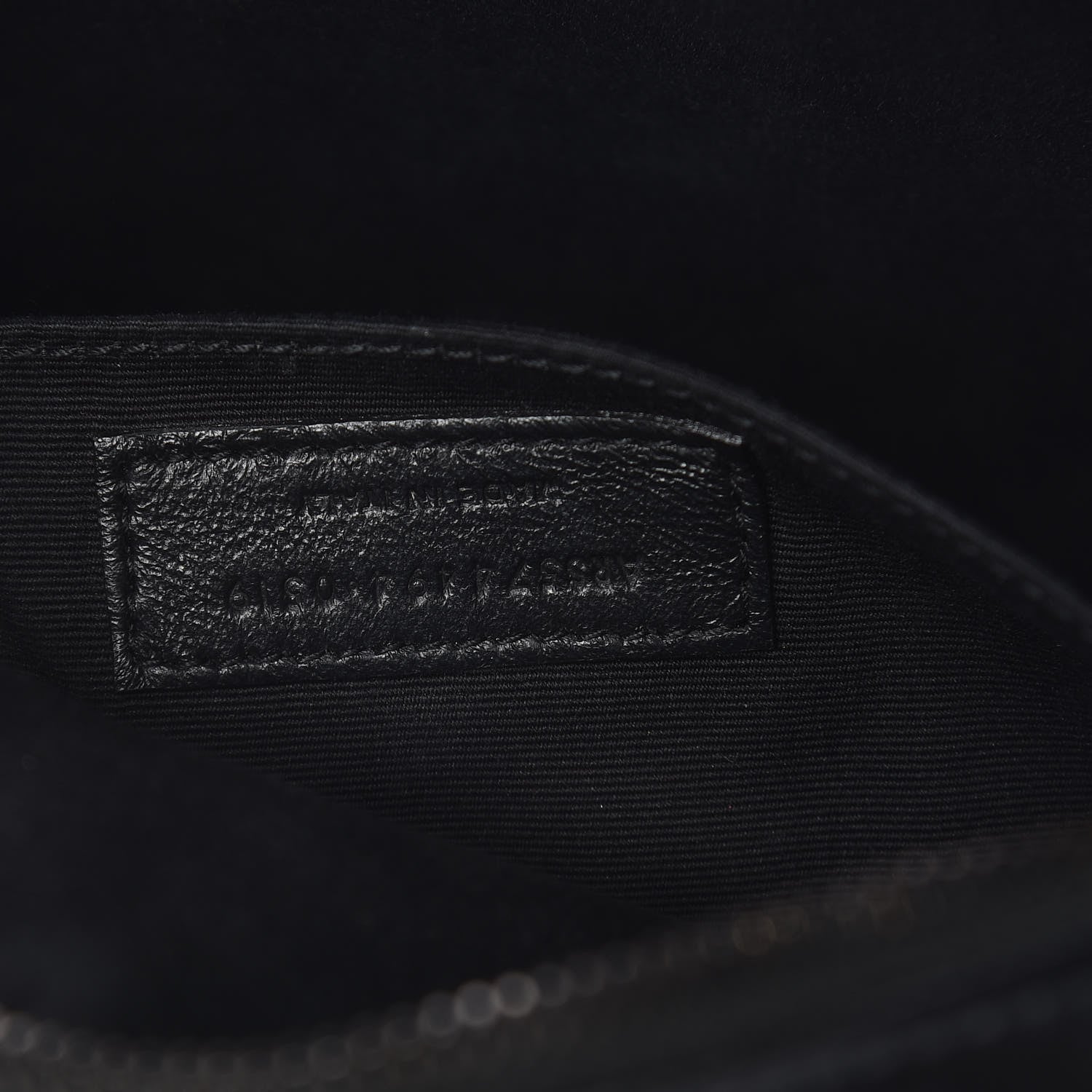 Saint Laurent Calfskin Matelasse Monogram Lou Camera Bag Black 7 of 11