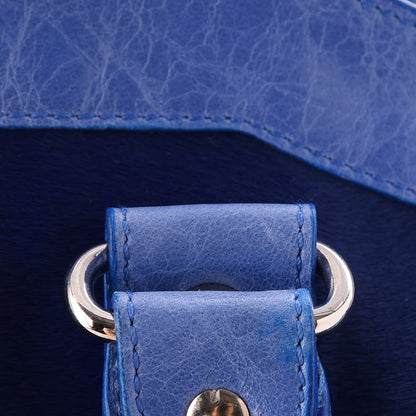 Balenciaga Chevre Pony Hair Classic Hardware City Bleuet 11 of 13