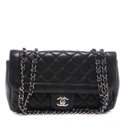 Chanel Lambskin Medium Coco Rider Flap Black 1 of 9