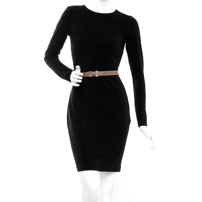 Hermes Epsom Swift Lizard 24mm Mini Constance H Belt 80 Etoupe Black Ombre 2 of 7