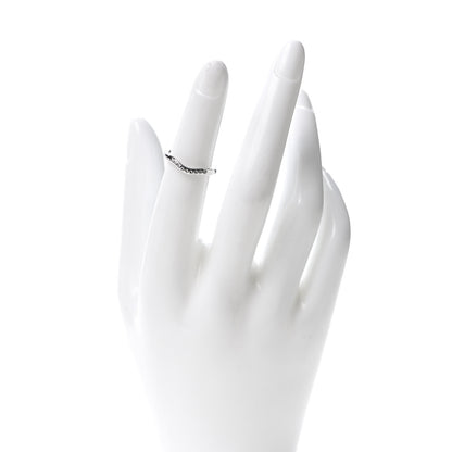 Tiffany Platinum Diamond Elsa Peretti Curved Wedding Band Ring 48 4.5 2 of 4