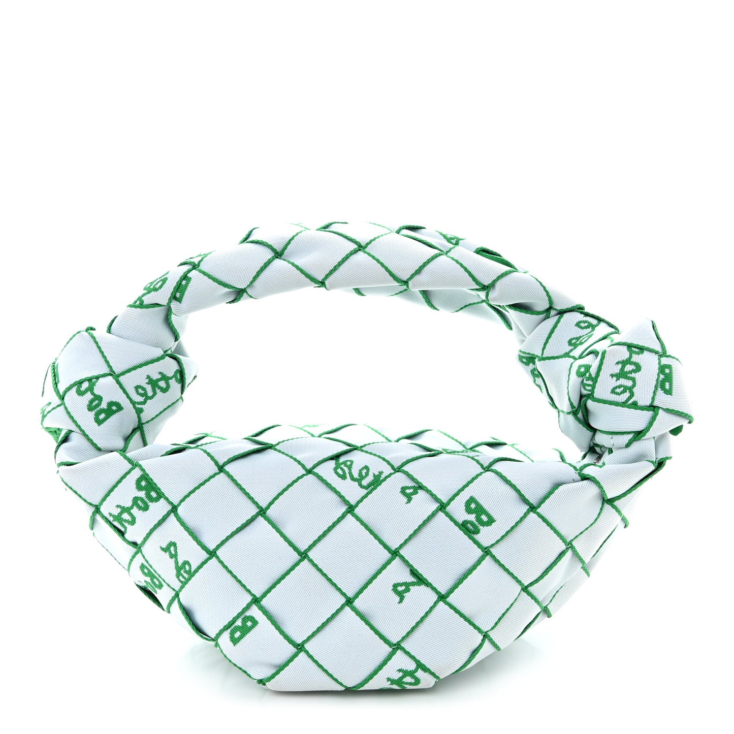 Cloth Webbing Mini Double Knot Bag White Parakeet