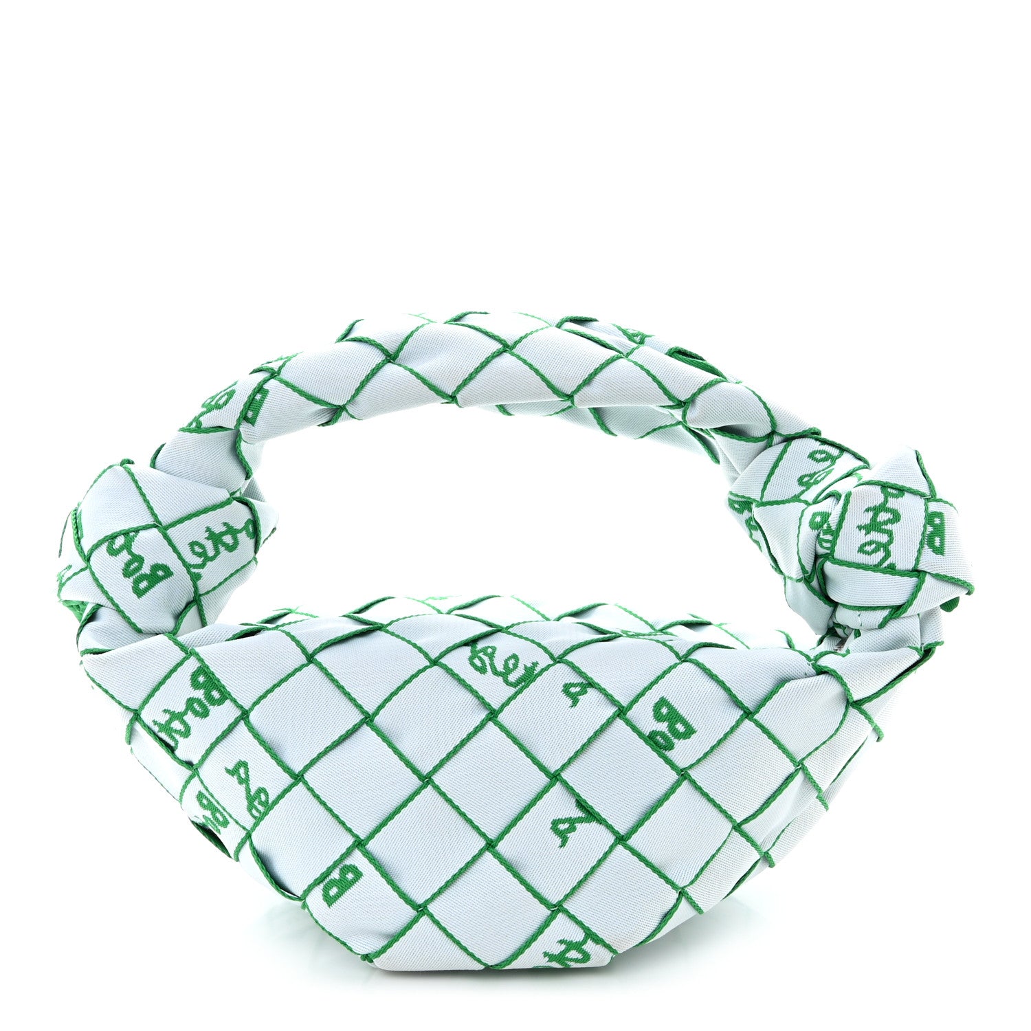 Bottega Veneta Cloth Webbing Mini Double Knot Bag White Parakeet 1 of 10