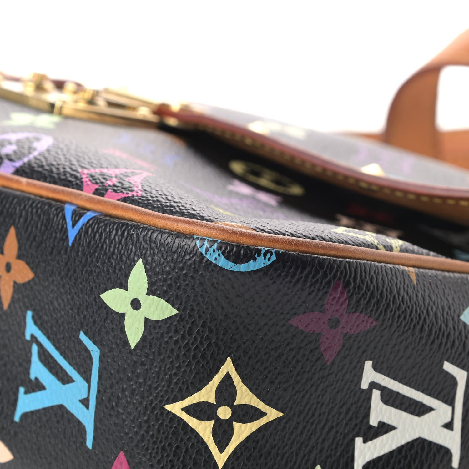 Louis Vuitton Monogram Multicolor Sologne Black 6 of 13
