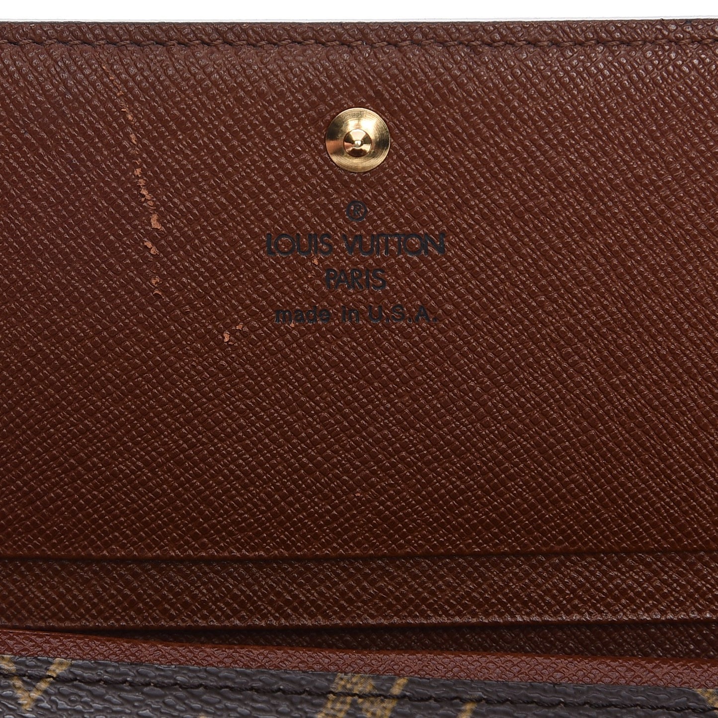 Monogram Porte-Monnaie Billets Tresor Wallet