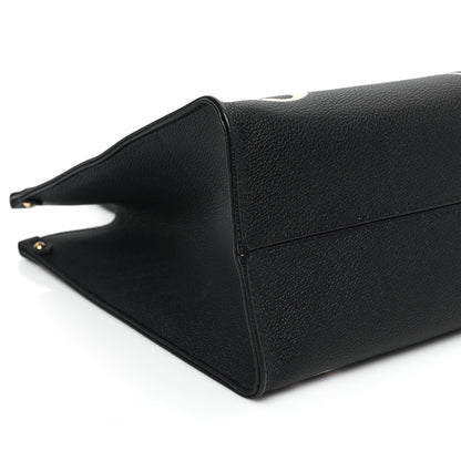 Louis Vuitton Empreinte Monogram Giant Onthego MM Black Beige 8 of 10