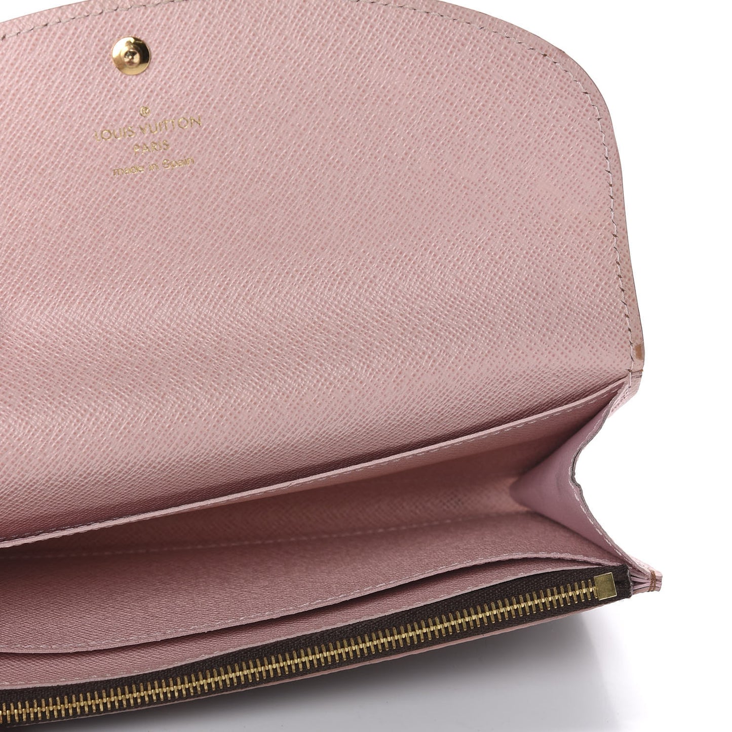 Damier Ebene Caissa Wallet Rose Ballerine
