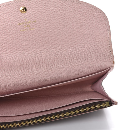 Louis Vuitton Damier Ebene Caissa Wallet Rose Ballerine 6 of 8