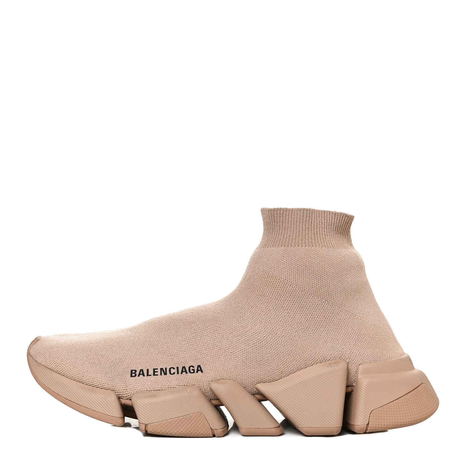 Balenciaga Technical 3D Recycled Knit Womens Speed 2.0 Sneakers 40 Monocolor Beige 1 of 9