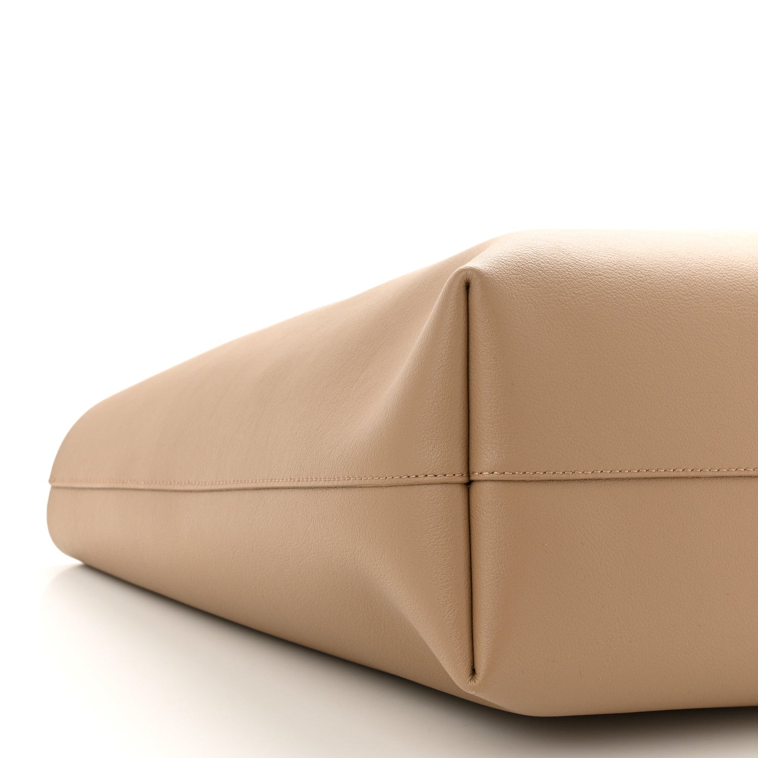 Saint Laurent Calfskin Large Shopping Tote Toffee 10 of 11