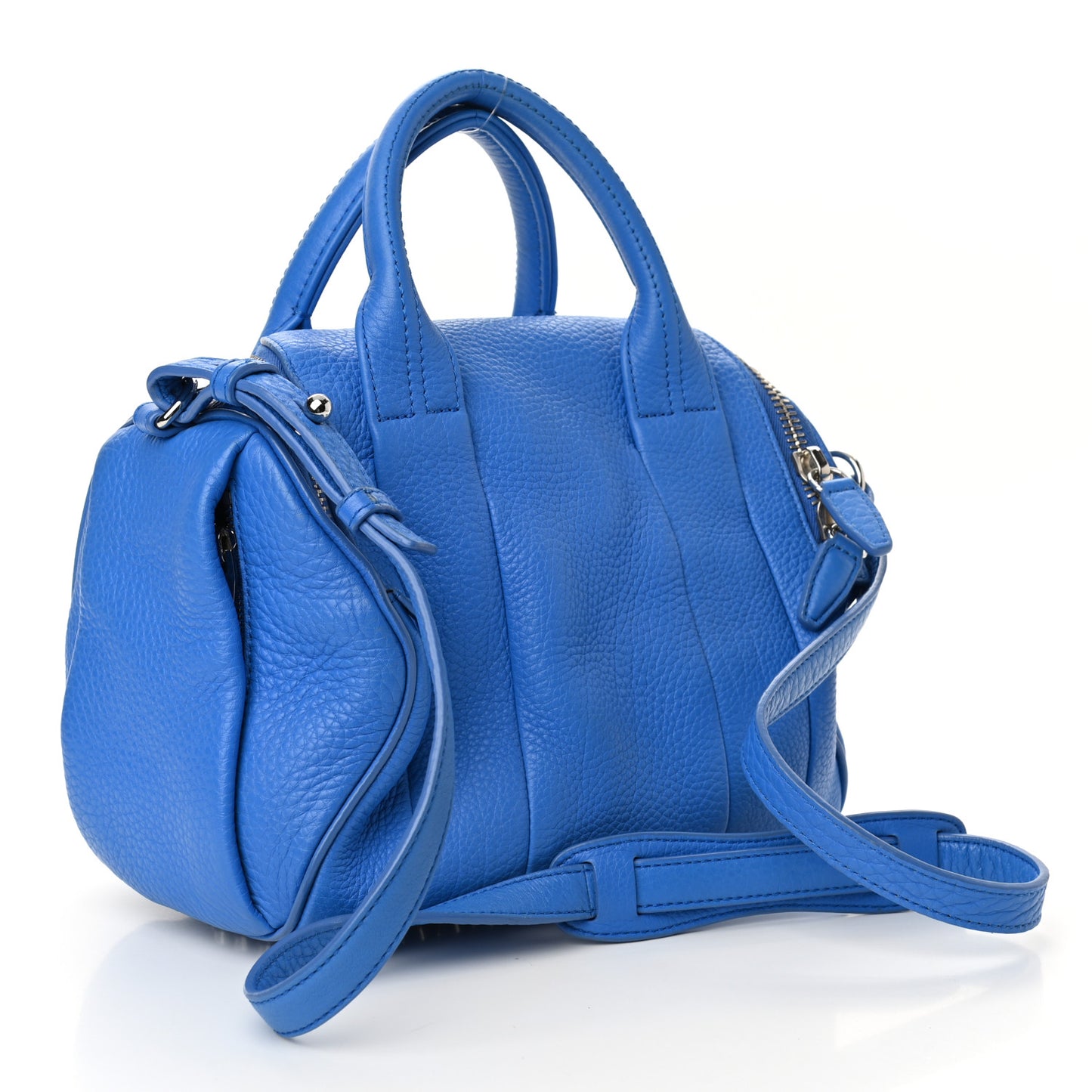 Pebbled Lambskin Rockie Royal Blue