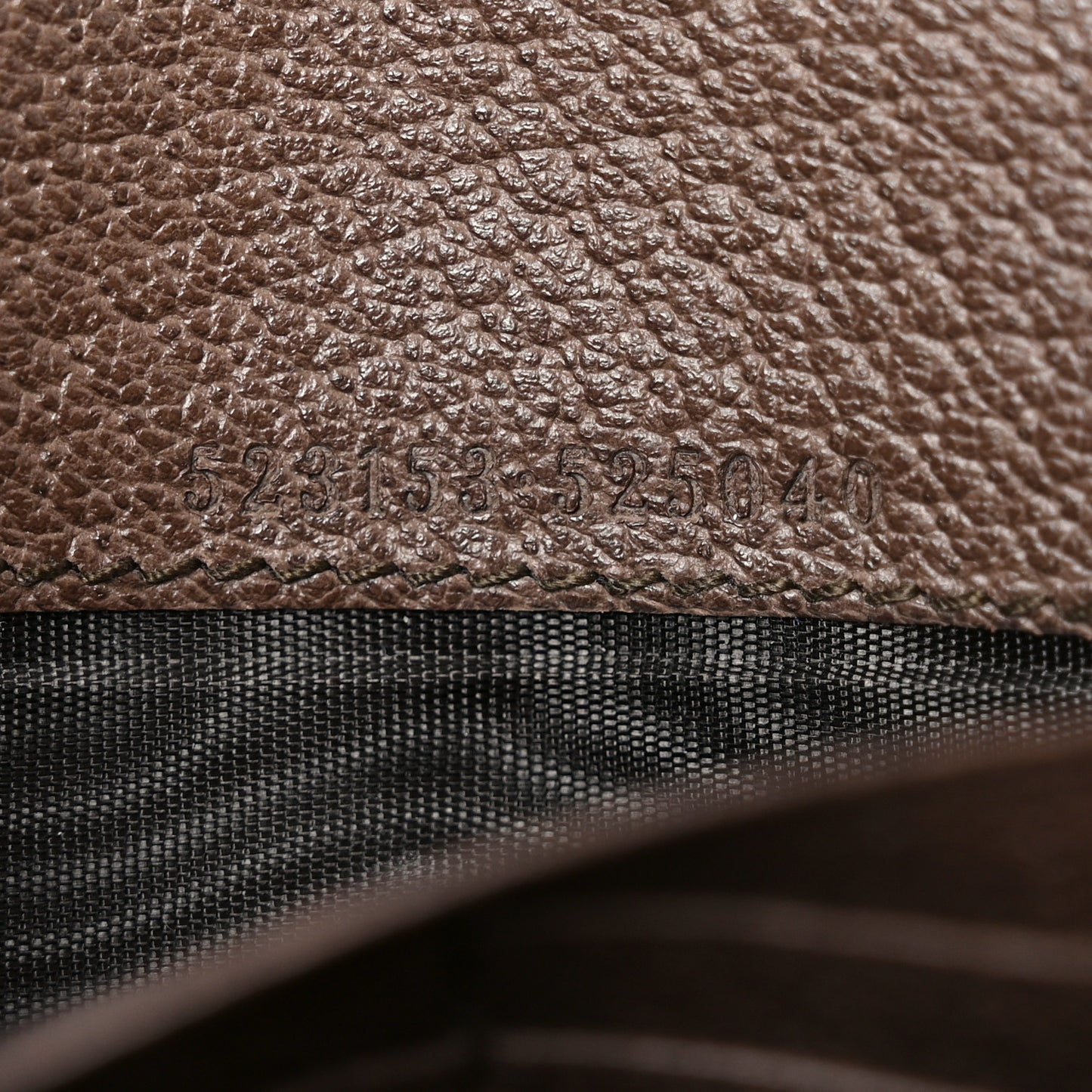 GG Supreme Monogram Web Ophidia Continental Wallet Brown