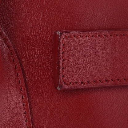 Saint Laurent Calfskin Small Sac De Jour Lipstick Red 16 of 19