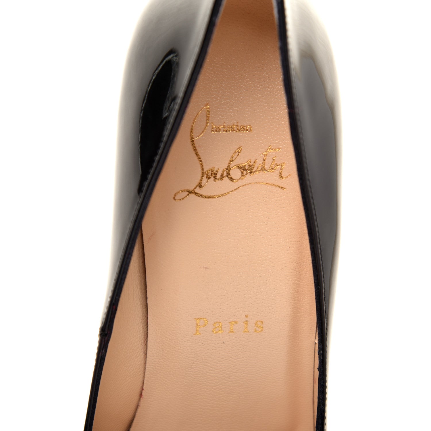 Christian Louboutin Patent New Very Prive Spikes 120 Pumps 37 Black 7 of 9