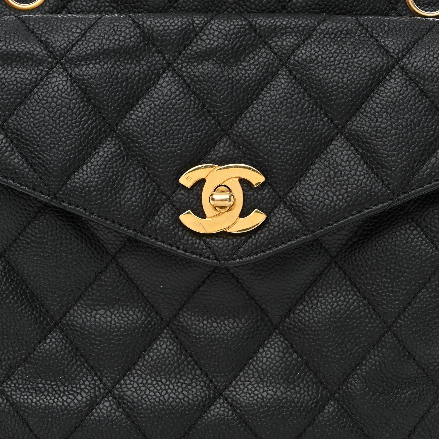 Chanel Caviar Quilted Pocket Shopping Tote Black 12 of 15