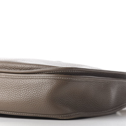 Hermes Taurillon Clemence Evelyne III PM Etoupe 7 of 10