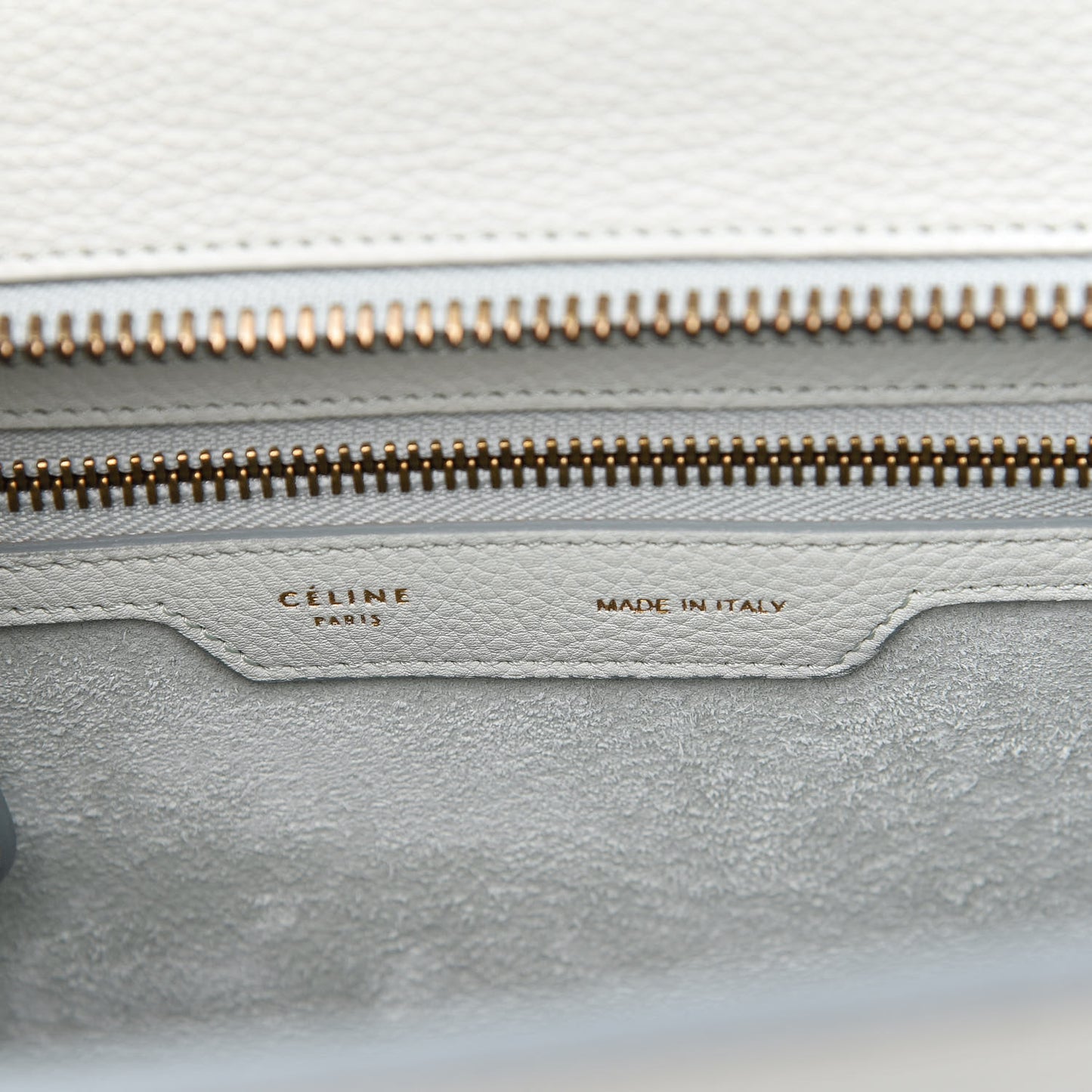 Drummed Calfskin Micro Luggage Jade