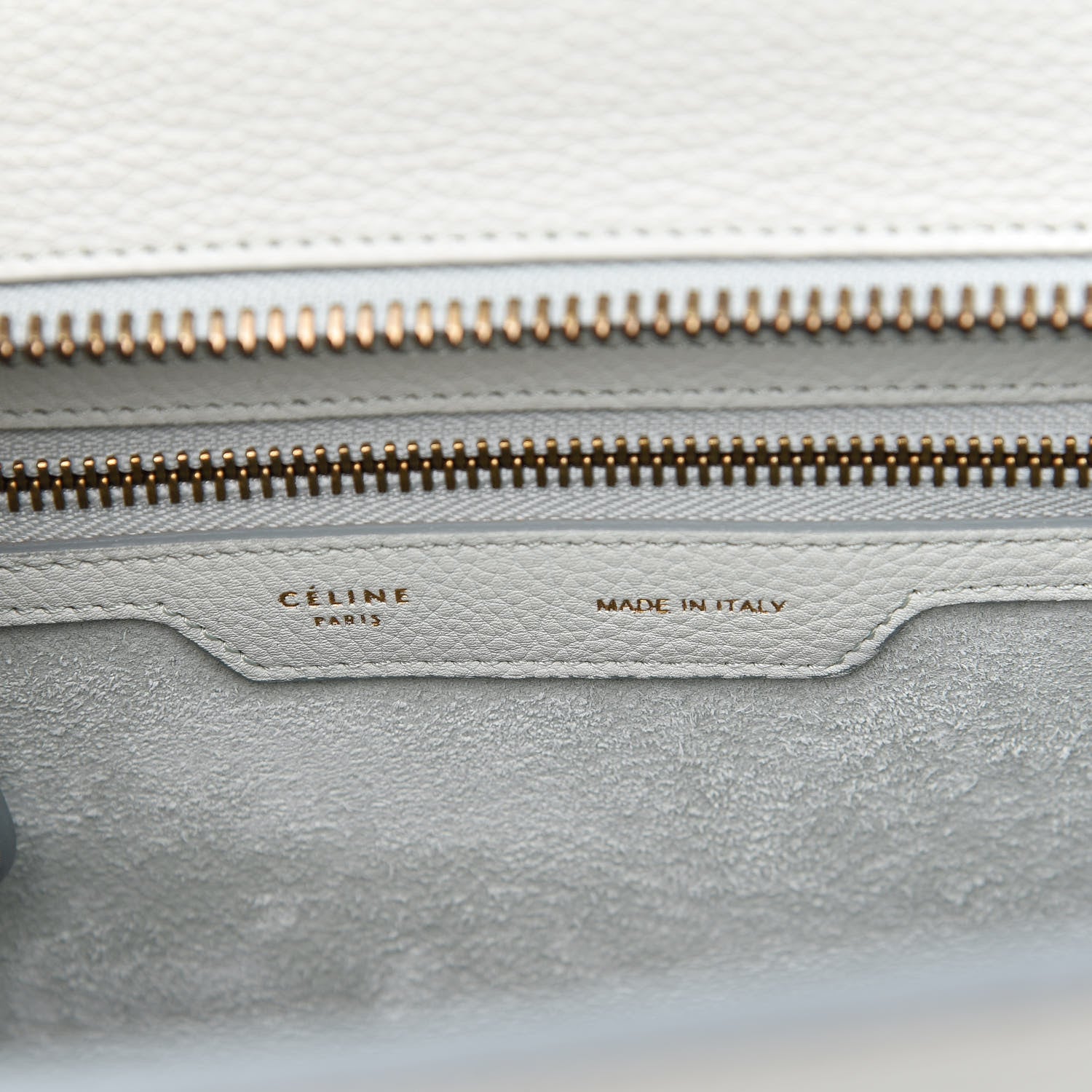 Celine Drummed Calfskin Micro Luggage Jade 7 of 12