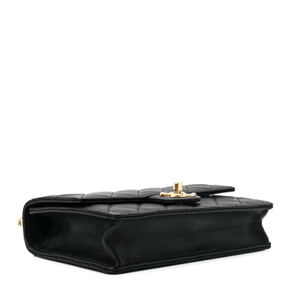 Chanel Lambskin Quilted Small Chic Pearls Flap Black 4 of 12