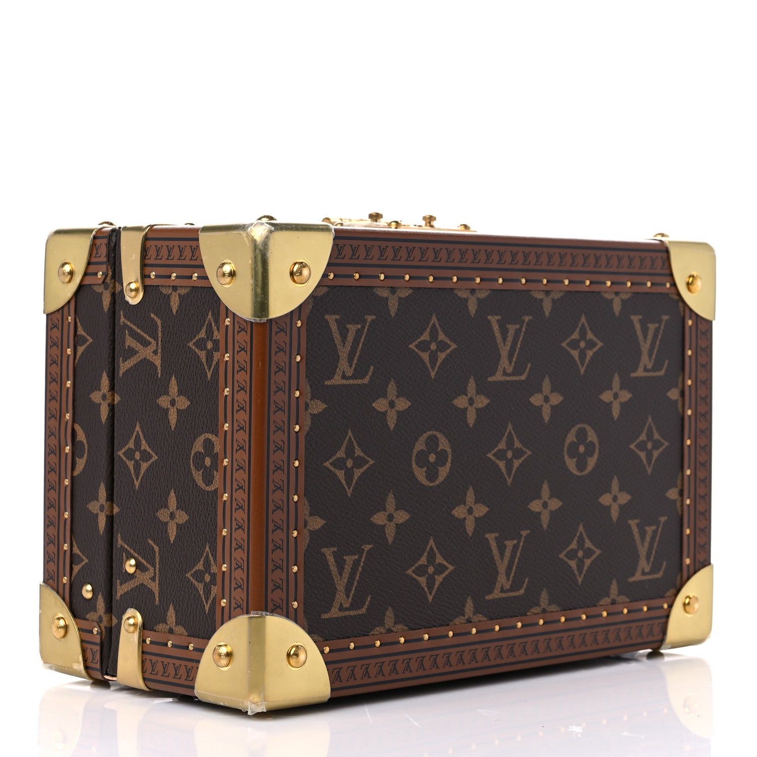 Louis Vuitton Monogram Coffret Tresor 24 Lagoon Blue 4 of 9