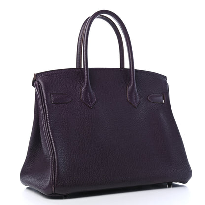 Hermes Togo Birkin 30 Raisin 2 of 8