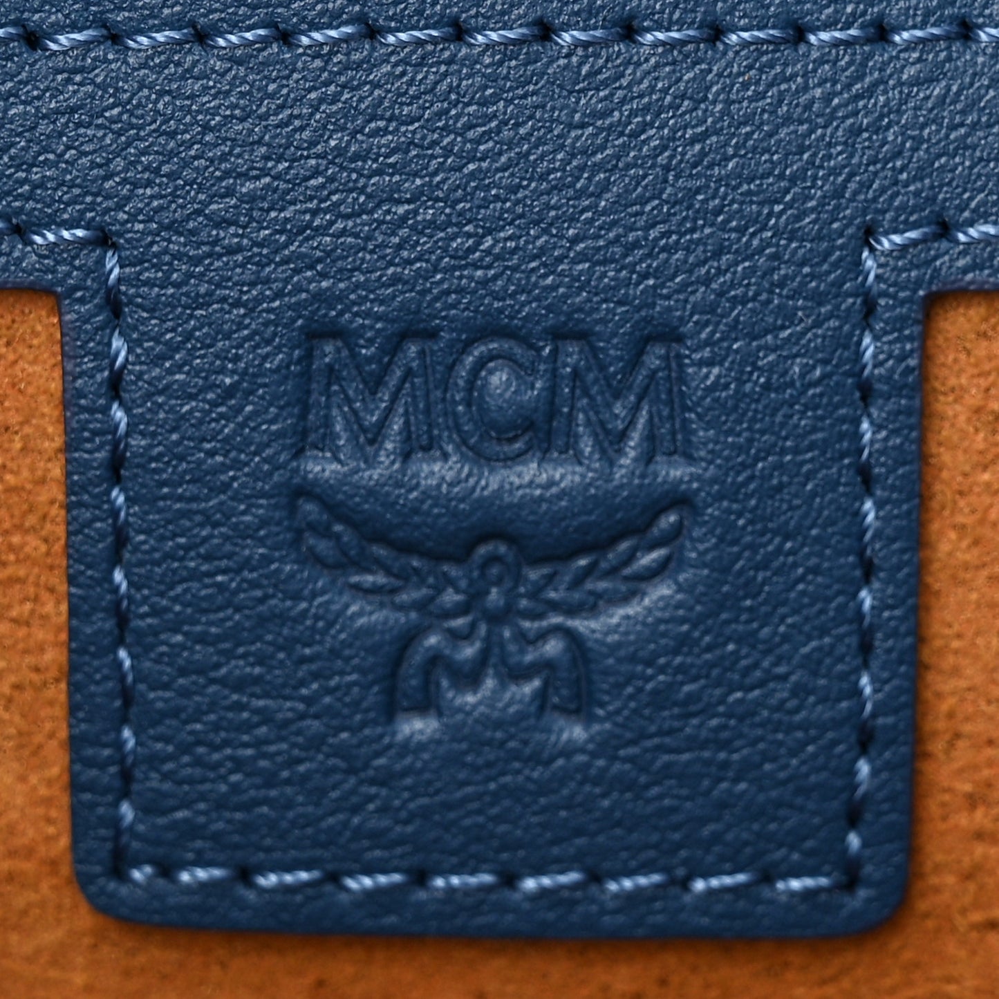 Vintage Jacquard Monogram Aren Traveler Weekender Duffle Bag Blue