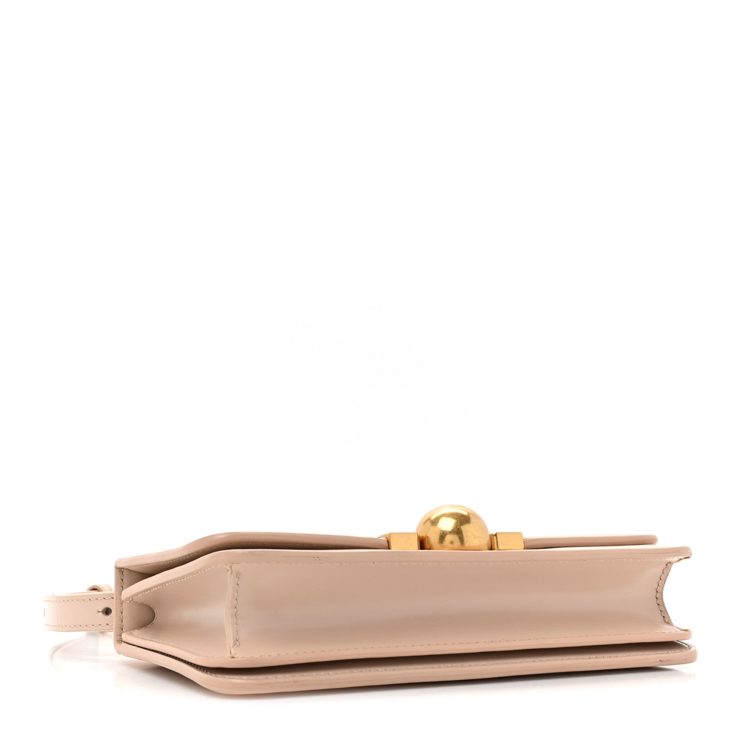 Bottega Veneta Spazzolato Calfskin Classic Mini BV Bag Nude 4 of 14