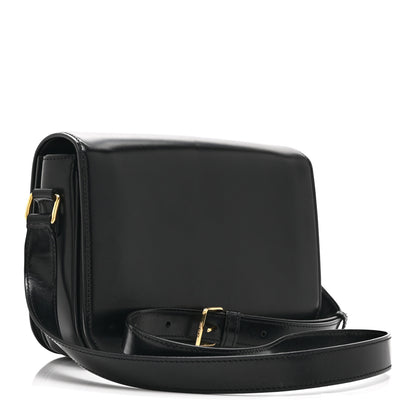 Celine Shiny Calfskin Medium Triomphe Black 3 of 11