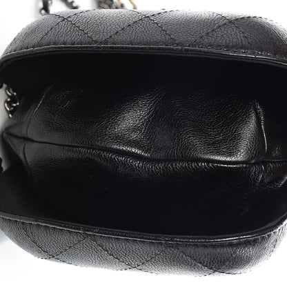 Chanel Calfskin Quilted Small Gabrielle Bucket Black 10 of 11