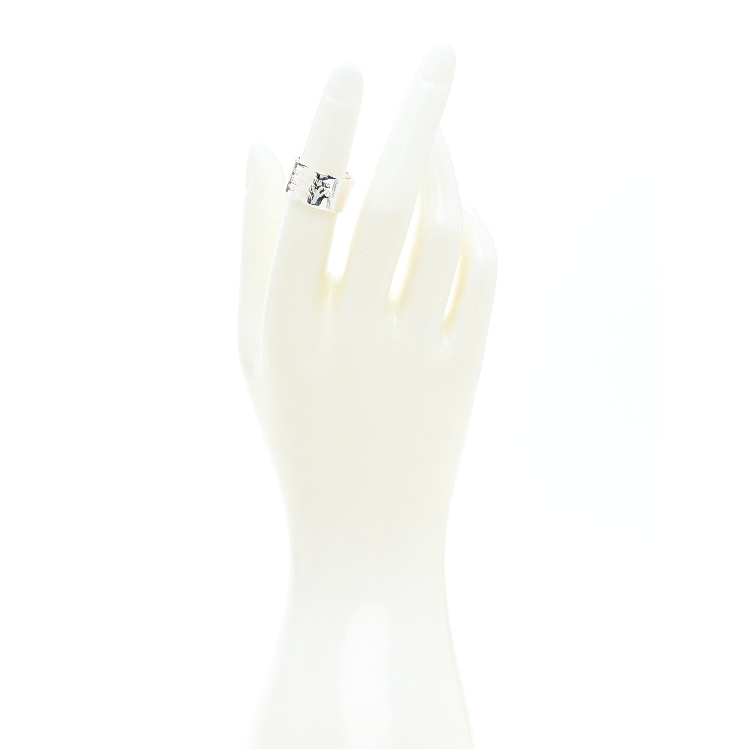 Tiffany Sterling Silver Wide Return to Tiffany Ring 49 4.75 2 of 4