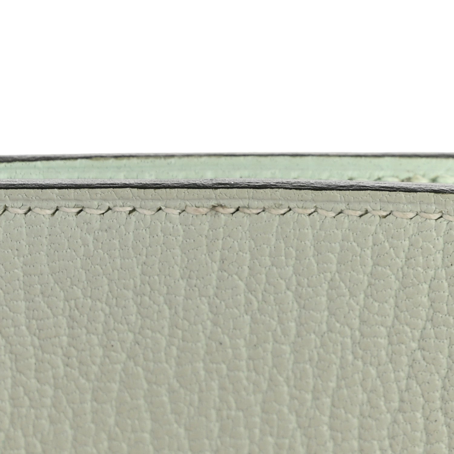 Hermes Chevre Mysore Bearn Card Holder Wallet Vert Peppermint 10 of 10