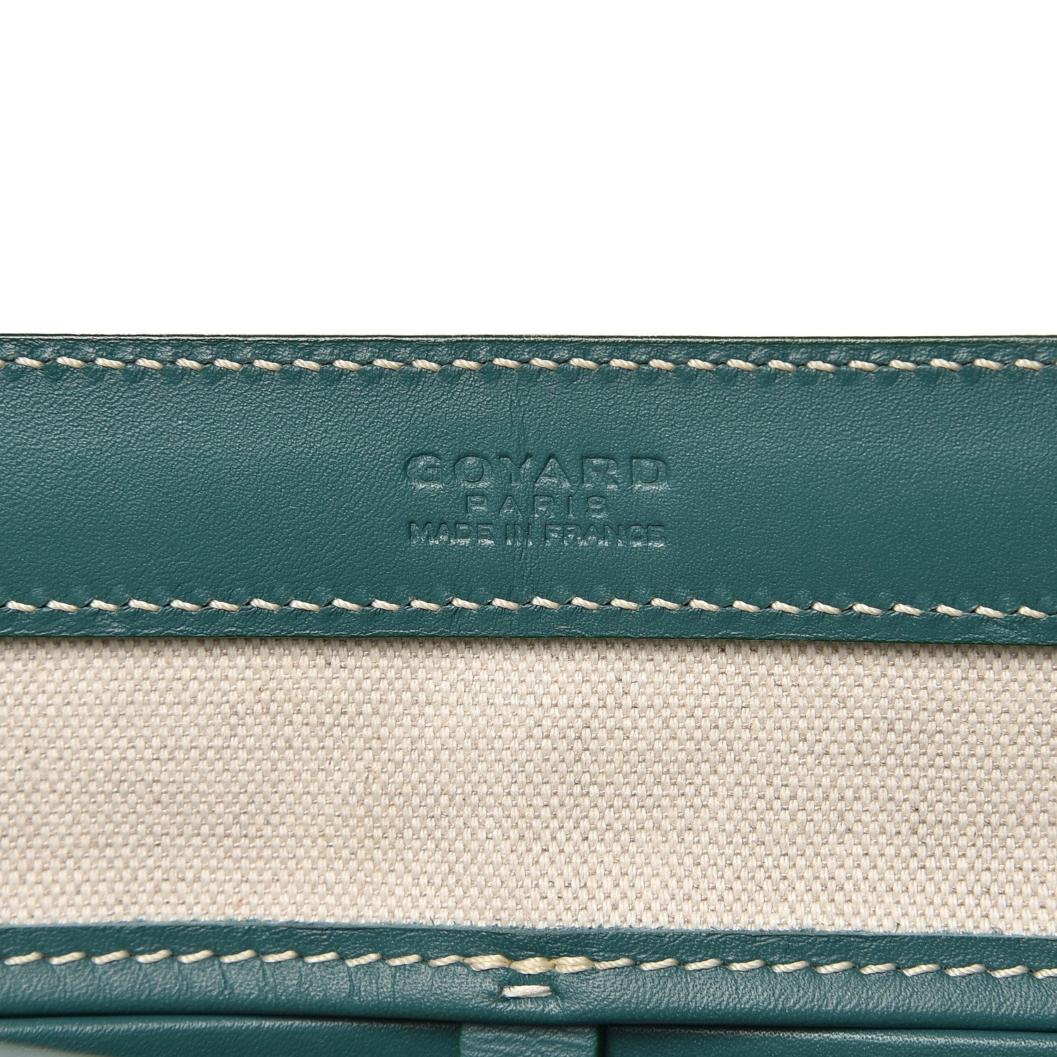 Goyard Goyardine Bellechasse PM Green 6 of 8