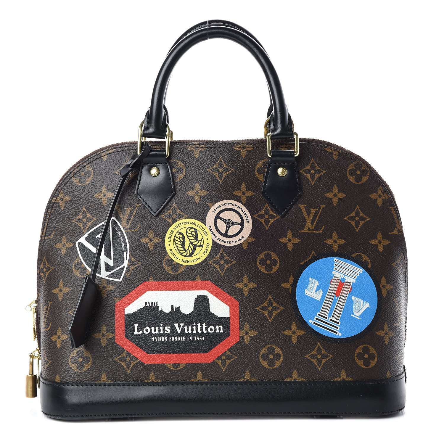 Louis Vuitton Monogram World Tour Alma PM 1 of 9