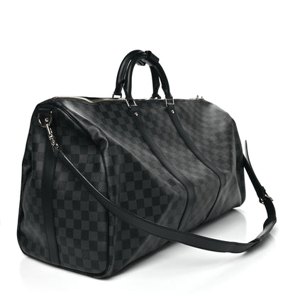 Louis Vuitton Damier Graphite Keepall Bandouliere 55 2 of 9