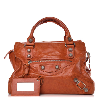 Balenciaga Agneau Giant 21 Silver Hardware Mid Day Mandarine 1 of 15