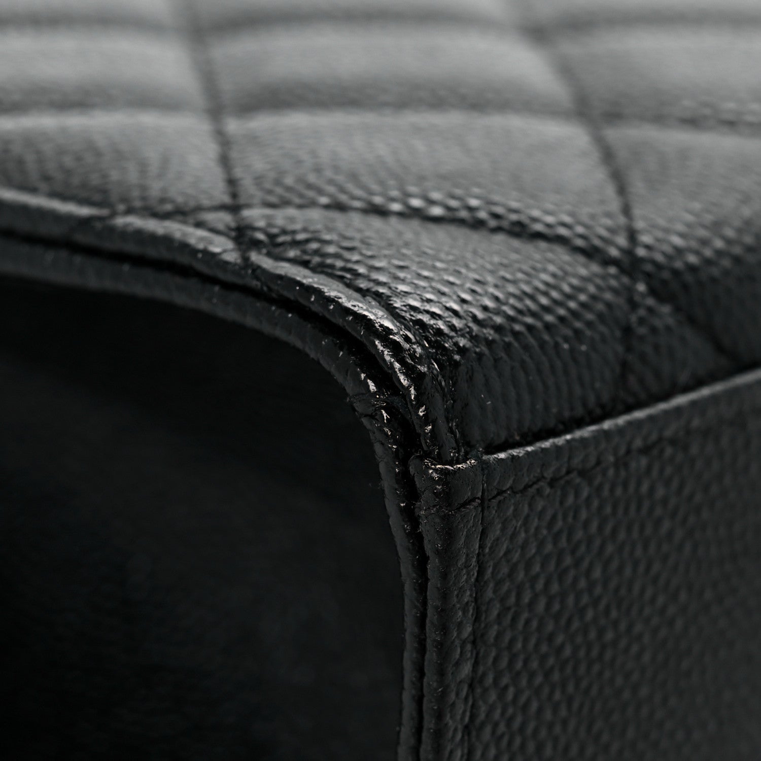 Chanel Caviar Quilted Classic Phone Holder Black 9 of 14