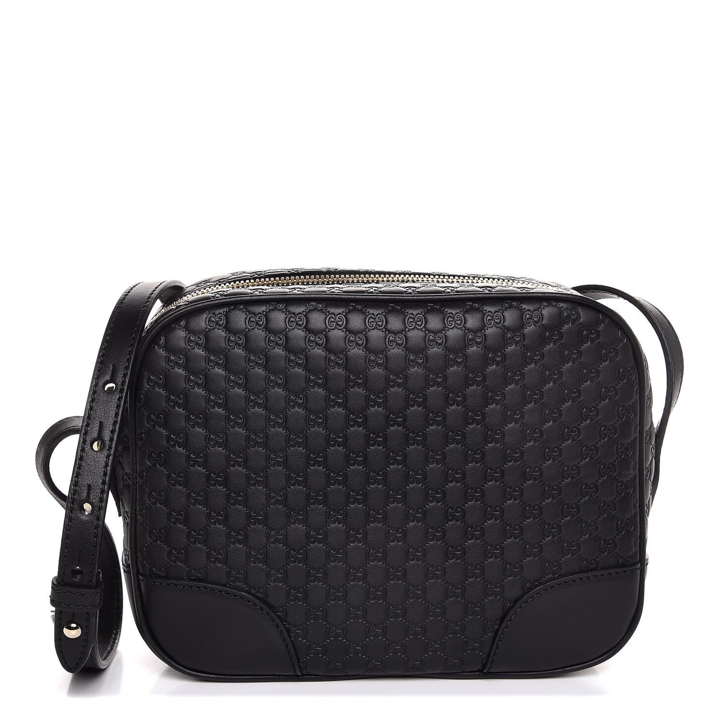 Microguccissima Mini Bree Messenger Bag Black