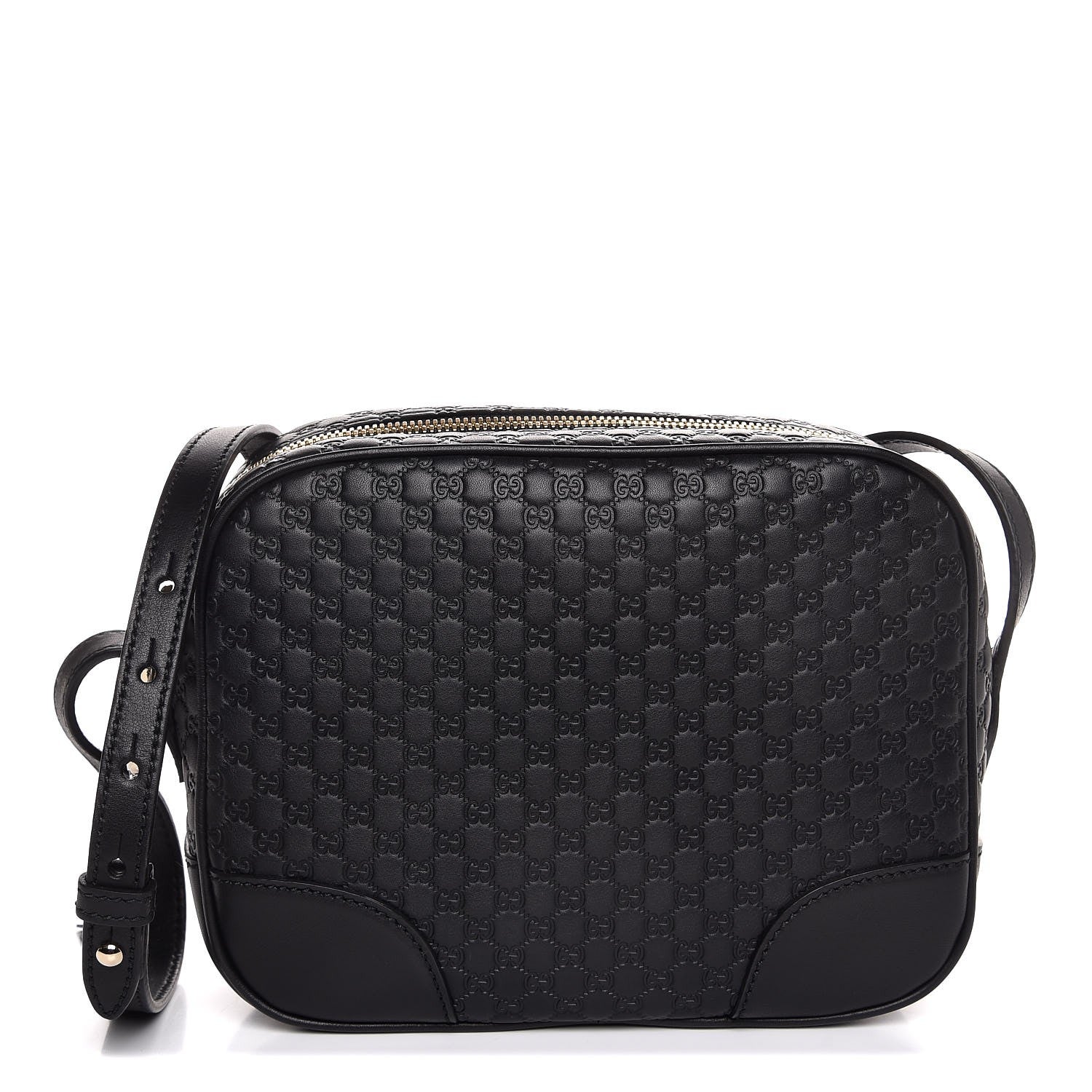 Gucci Microguccissima Mini Bree Messenger Bag Black 1 of 7