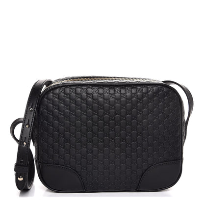 Gucci Microguccissima Mini Bree Messenger Bag Black 1 of 7