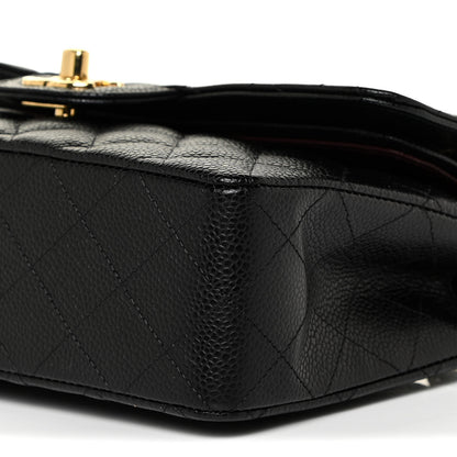 Chanel Caviar Quilted Small Double Flap Black 10 of 11