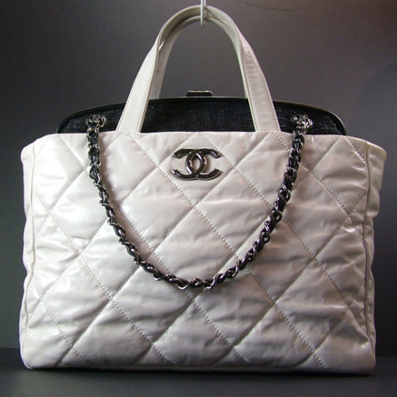 Leather Tweed PORTOBELLO Black White
