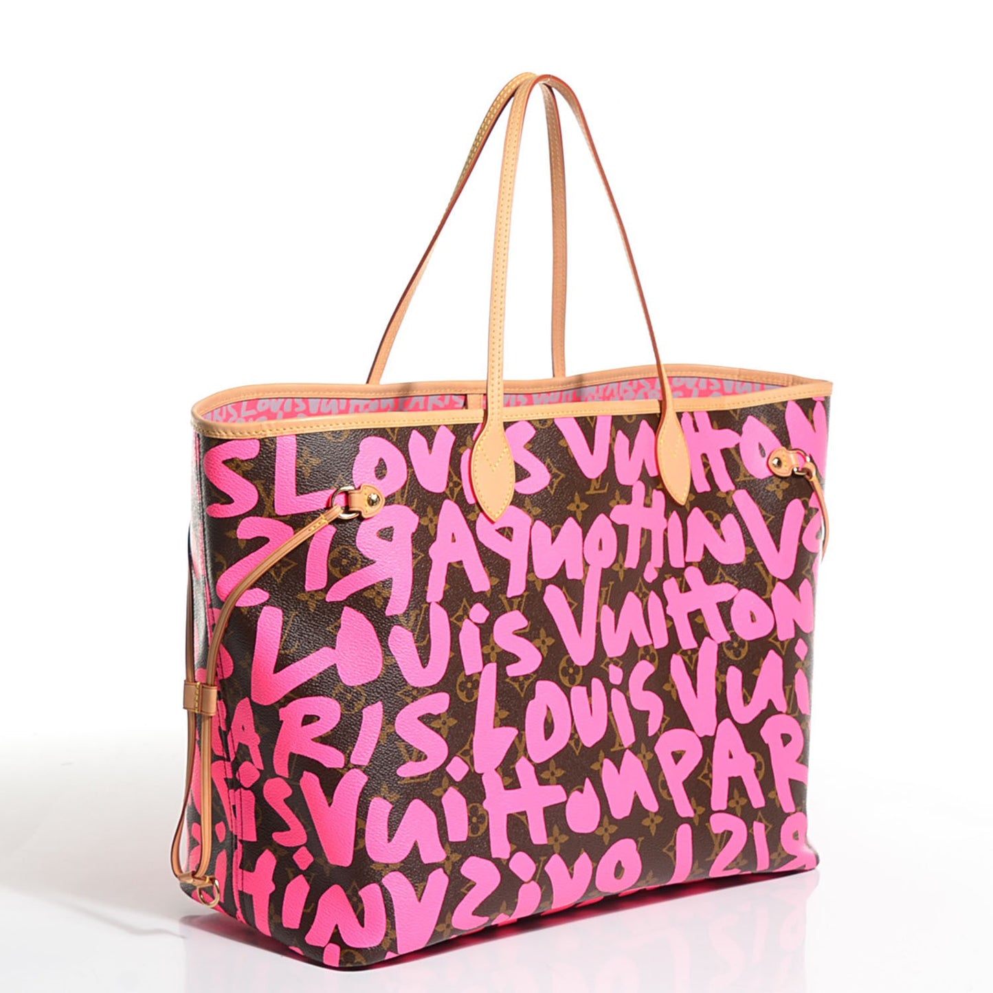 Monogram Graffiti Neverfull GM Fuchsia