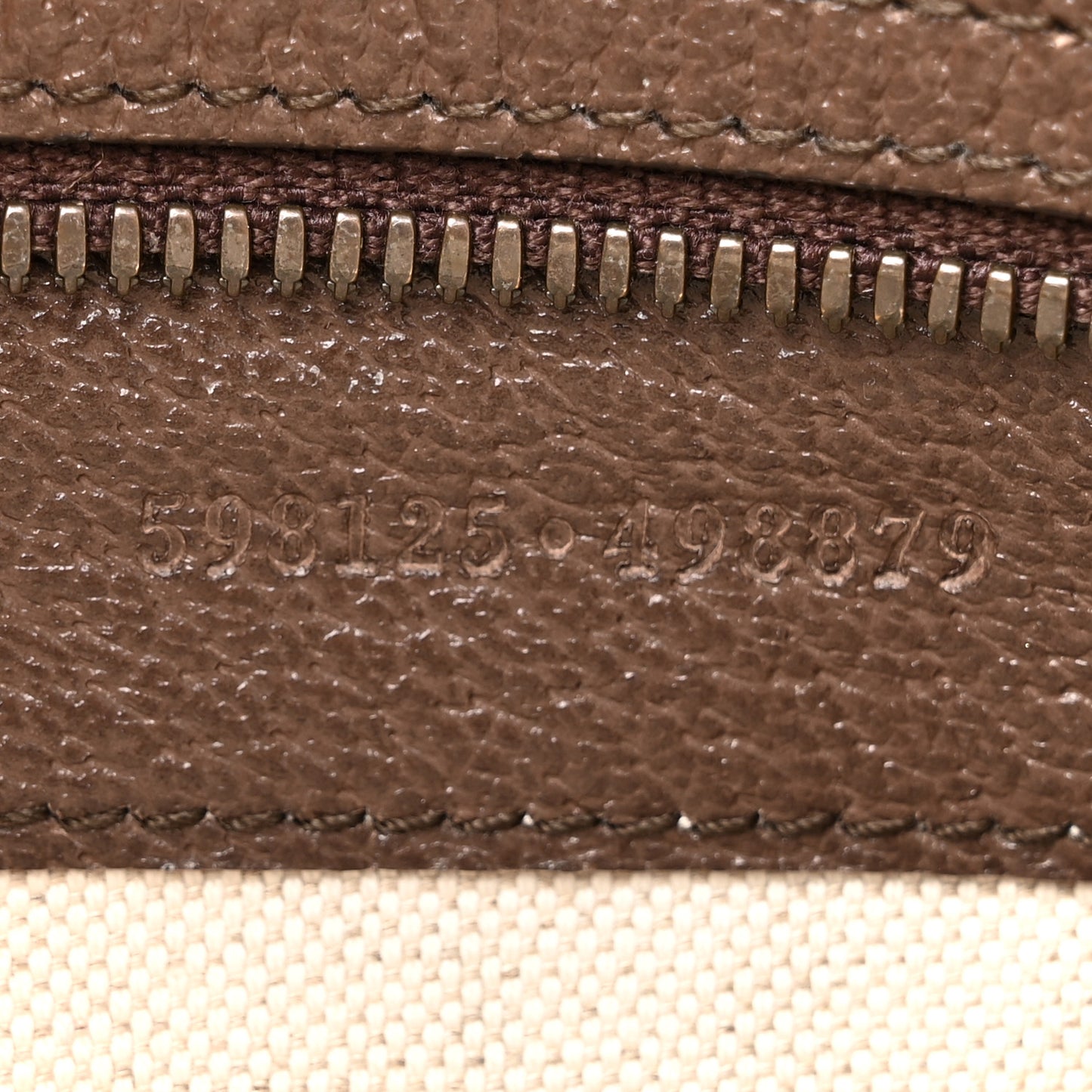 GG Supreme Monogram Web Small Ophidia Half Moon Hobo Brown