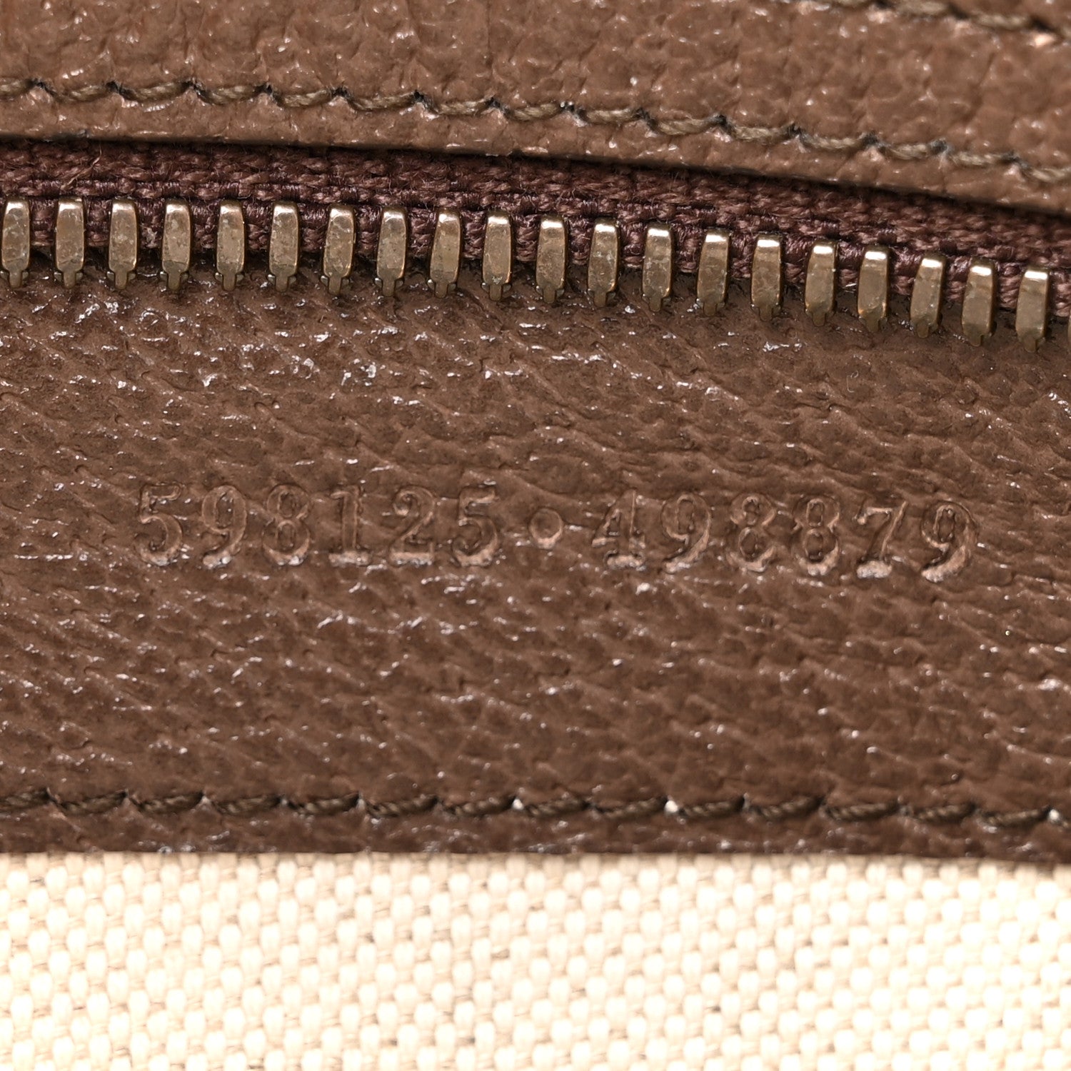 Gucci GG Supreme Monogram Web Small Ophidia Half Moon Hobo Brown 7 of 15