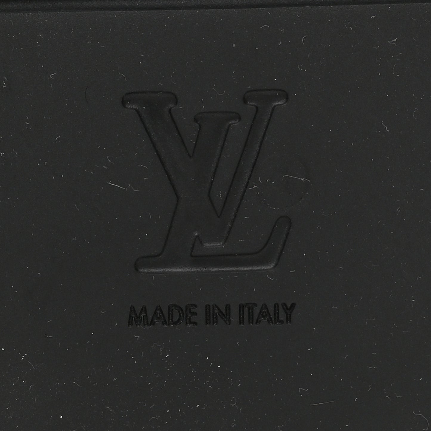 Calfskin Mens LV Studded Oasis Mules 9 Black