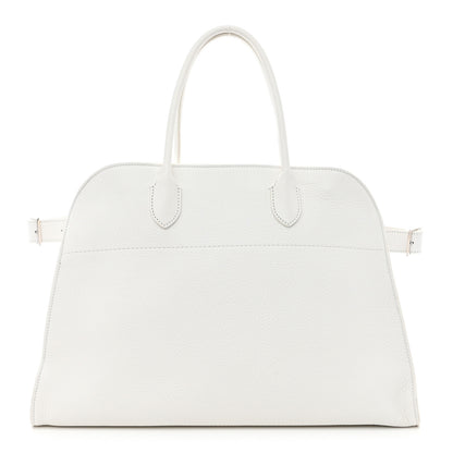 The Row Matte Grained Calfskin Soft Margaux 15 White 1 of 9