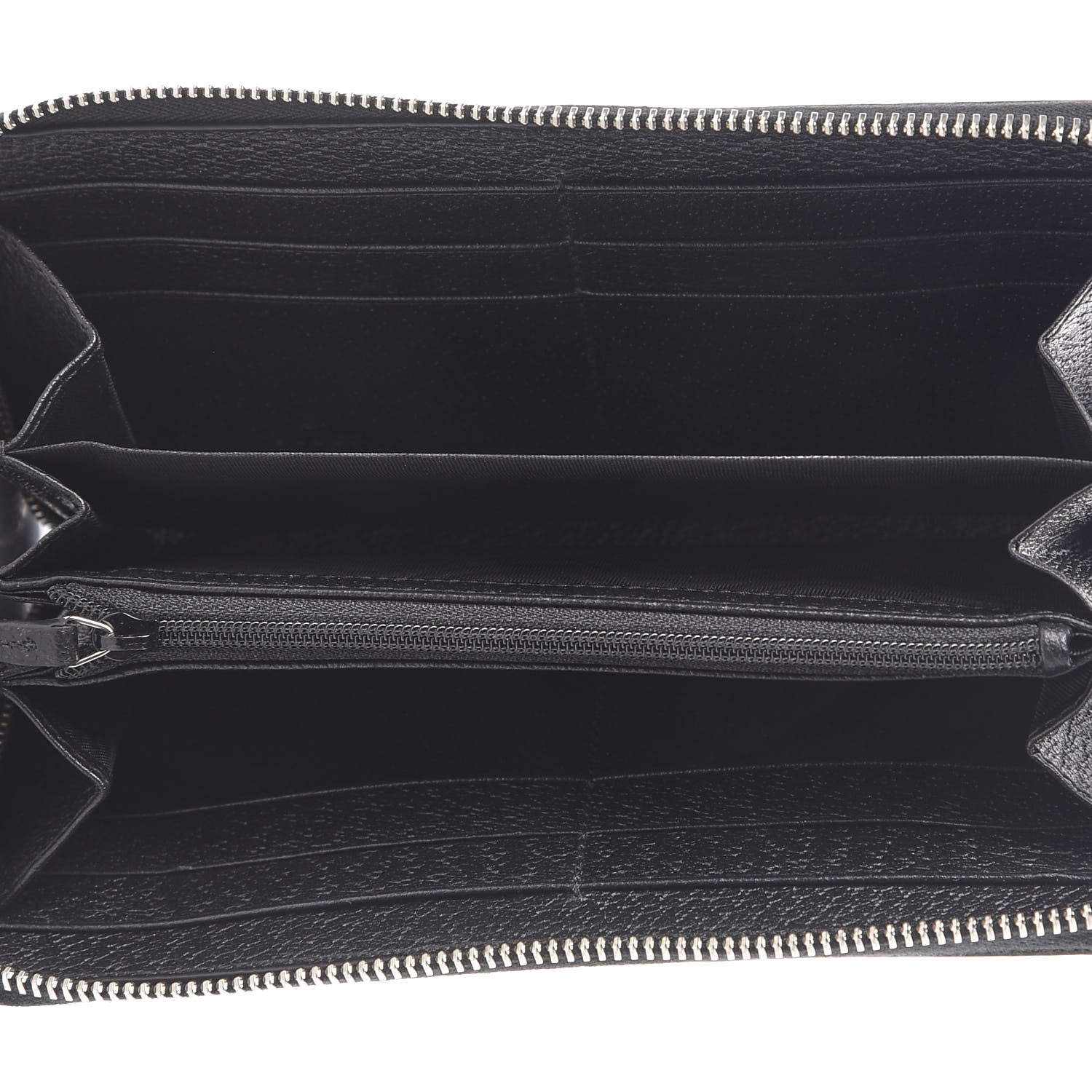 Gucci GG Supreme Monogram Psychedelic Zip Around Wallet Black Multicolor 5 of 6