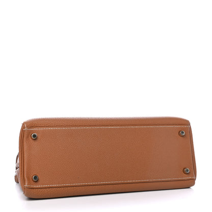 Hermes Togo Kelly Retourne 32 Gold 3 of 9